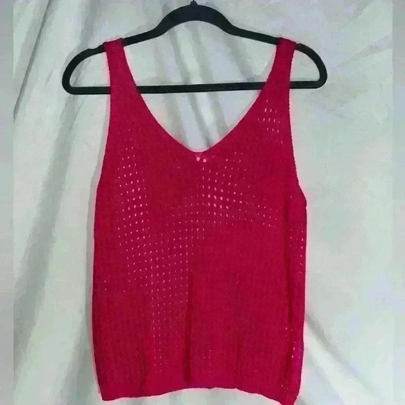 Transparent KNITTED TANK TOP for SUMMER - Picture 1 of 3